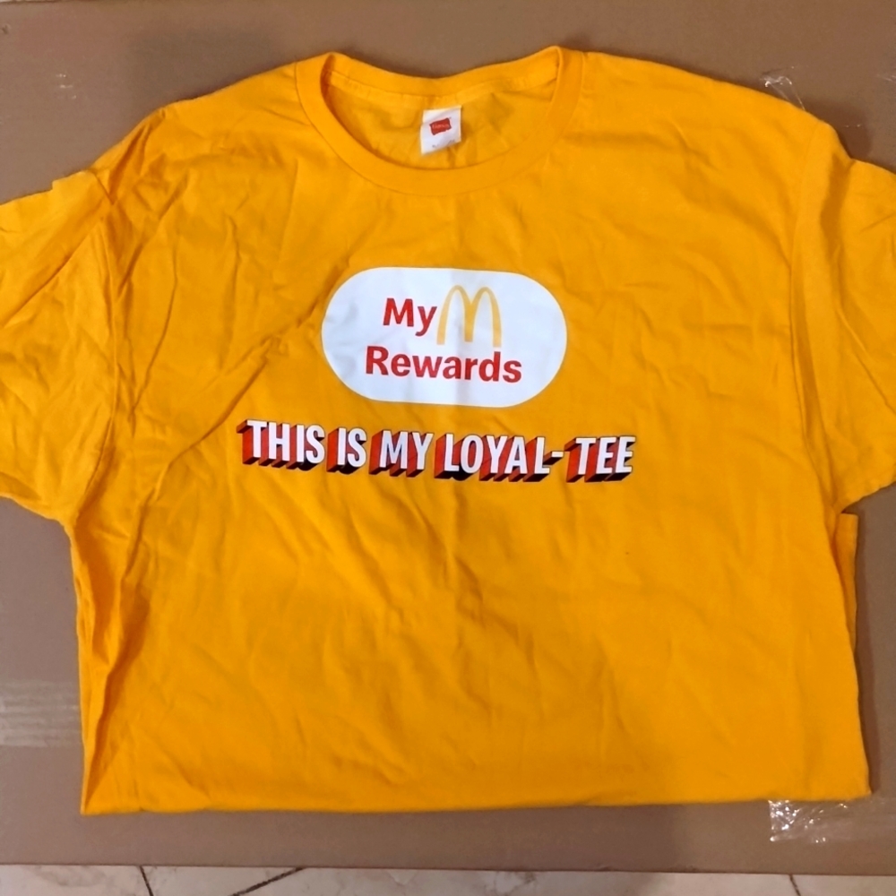 McDonald's My Rewards Loyal-Tee XL Unisex